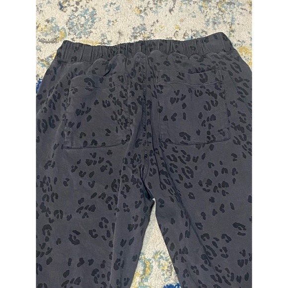 Side Stitch‎ L A Women's Drawstring Leopard Print Pants Gray Size Small - Picture 10 of 11